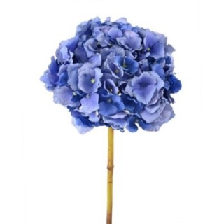 Künstliche Hortensie, blau, ca. 45cm hoch - pflegeleicht