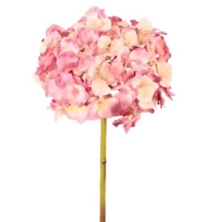 Künstliche Hortensie, dunkelrosa, ca. 45cm hoch