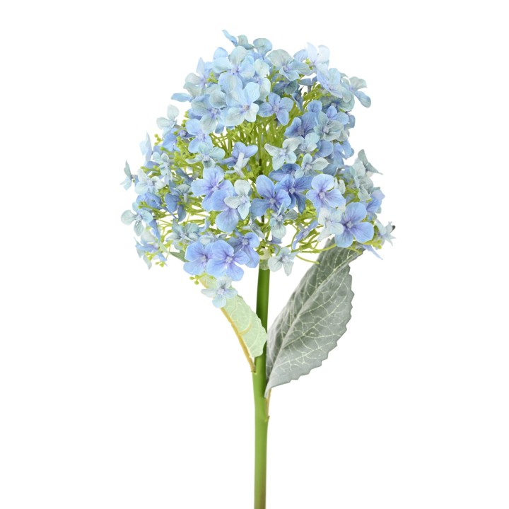 Künstliche Hortensie, blau, ca. 55cm hoch - Pflegeleicht!