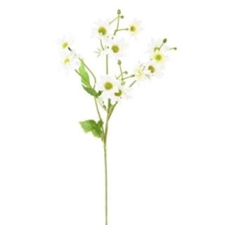 Künstliche Chrysantheme, weiß, ca. 55cm hoch