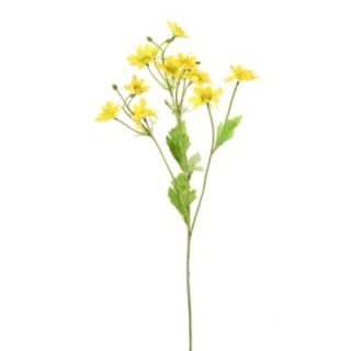 Künstliche Chrysantheme, gelb, ca. 55cm hoch