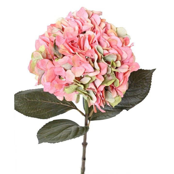 Künstliche Hortensie, pink, ca. 65cm hoch - Pflegeleicht!