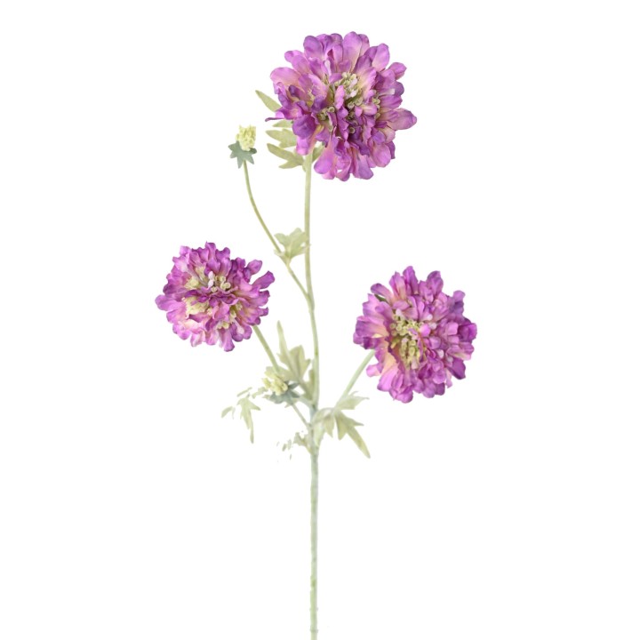 Künstliche Scabiosenblume, lila, ca. 75cm hoch