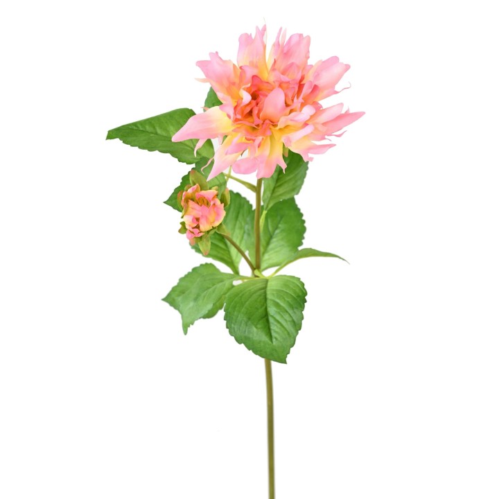 Künstliche Dahlie, pink, ca. 75cm hoch - Pflegeleicht!