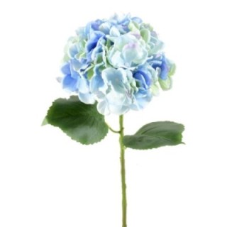 Künstliche Hortensie, blau, ca. 55cm hoch - Pflegeleicht!