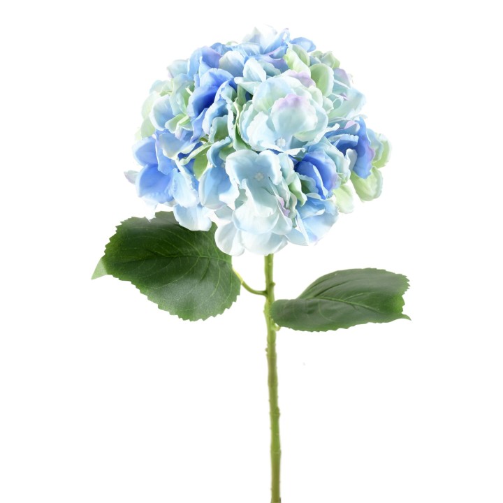Künstliche Hortensie, blau, ca. 55cm hoch - Pflegeleicht!