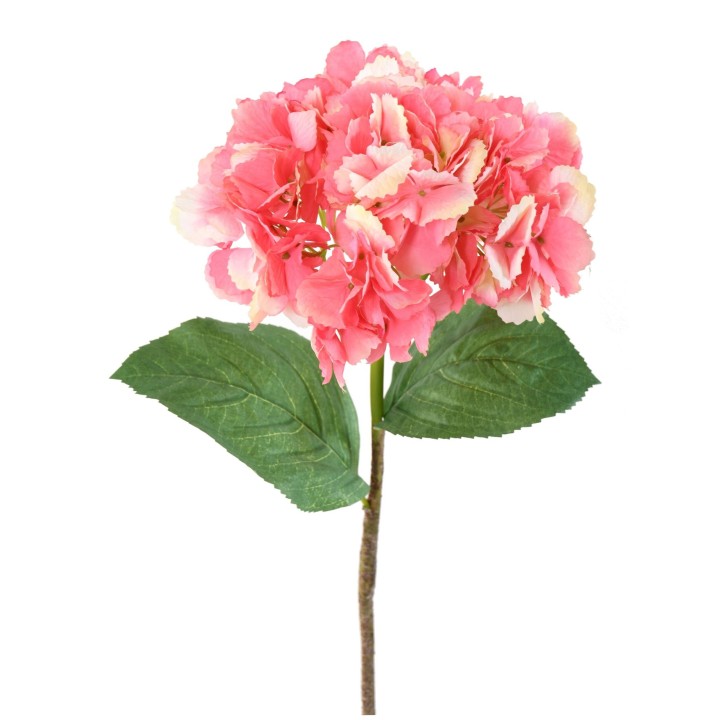 Künstliche Hortensie, pink, ca. 80cm hoch