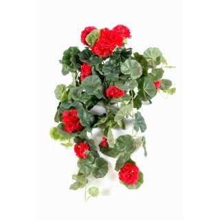 Künstlicher Geranium Hängender Busch, ca. 60cm