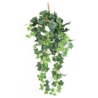 Künstliche Efeu Hängepflanze, ca. 90cm, mehrfarbig, textil