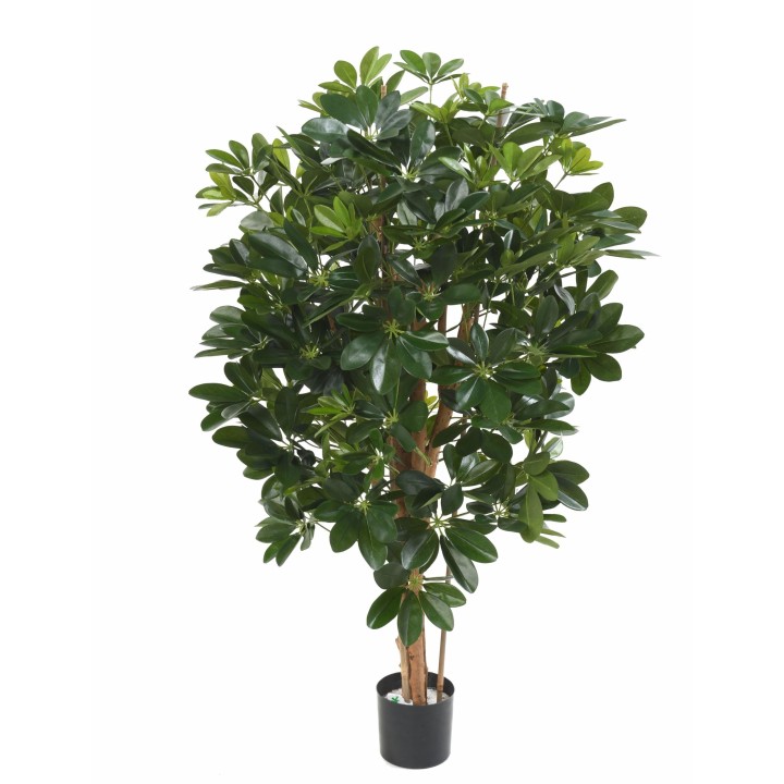 Künstlicher Schefflera, ca. 110cm hoch, grün