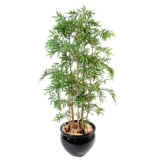 Künstlicher Orientalischer Bambus, ca. 140cm hoch, grün