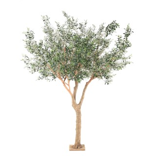Künstlicher Olivenbaum, ca. 370cm hoch, silbergrün