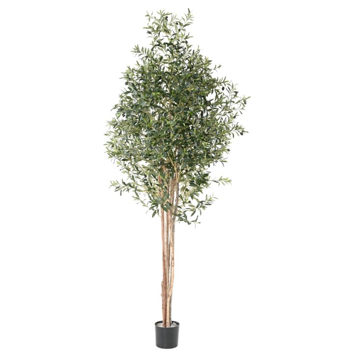 Künstlicher Olivenbaum, ca. 270cm hoch, silbergrün