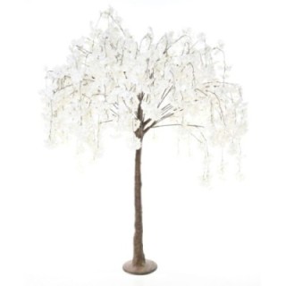 Künstlicher Kirschbaum, ca. 200cm hoch, rosa Blüten