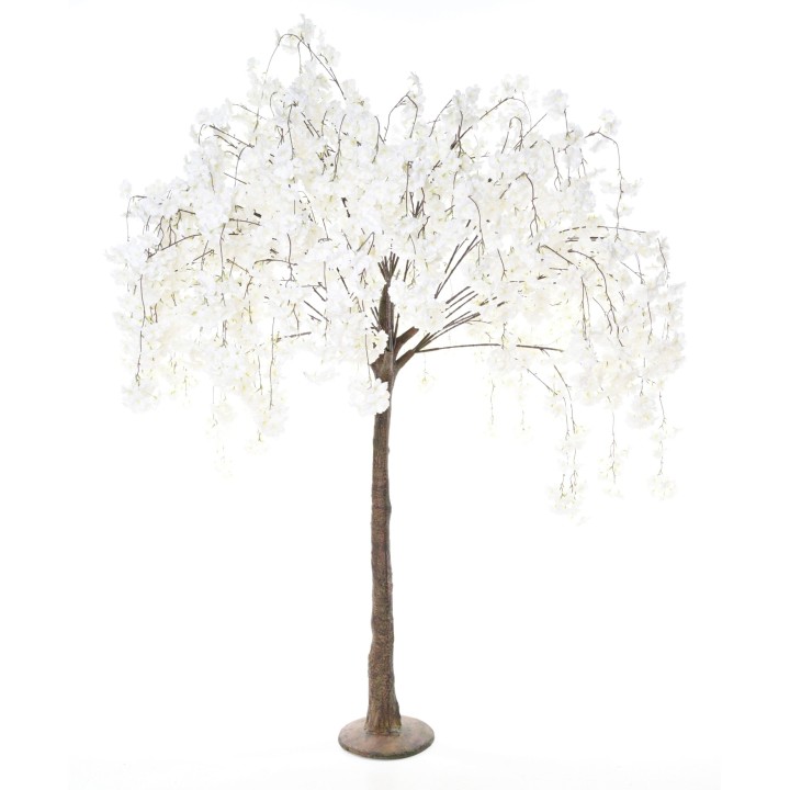 Künstlicher Kirschbaum, ca. 200cm hoch, rosa Blüten