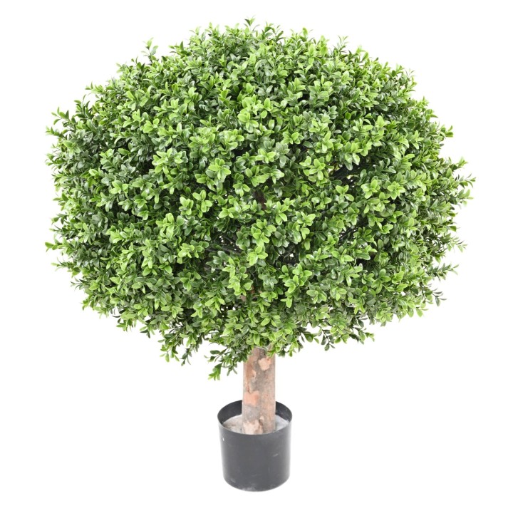 Künstliche Buchsbaumkugel auf Stamm, ca. 77cm