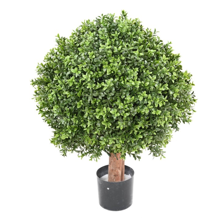 Künstliche Buchsbaumkugel auf Stamm, ca. 65cm
