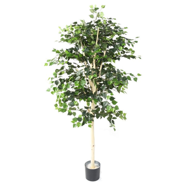 Künstlicher Birkenbaum, ca. 170cm hoch, grün