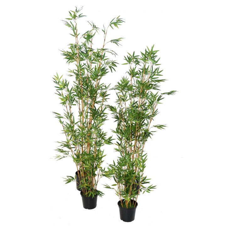Künstlicher Bambus, ca. 90cm hoch, grün