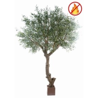 Künstlicher - sehr echtaussehender Olivenbaum, ca. 270cm - Schwer entflammbar