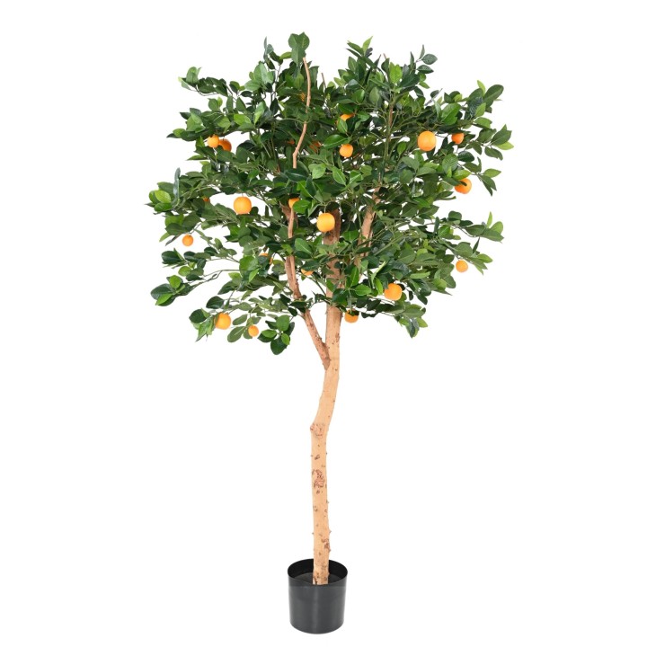 Künstlicher Orangenbaum, ca. 185cm hoch, grün