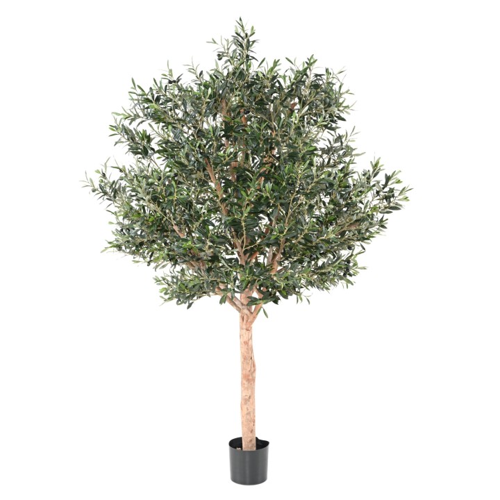 Künstlicher Olivenbaum, ca. 210cm hoch, silbergrün