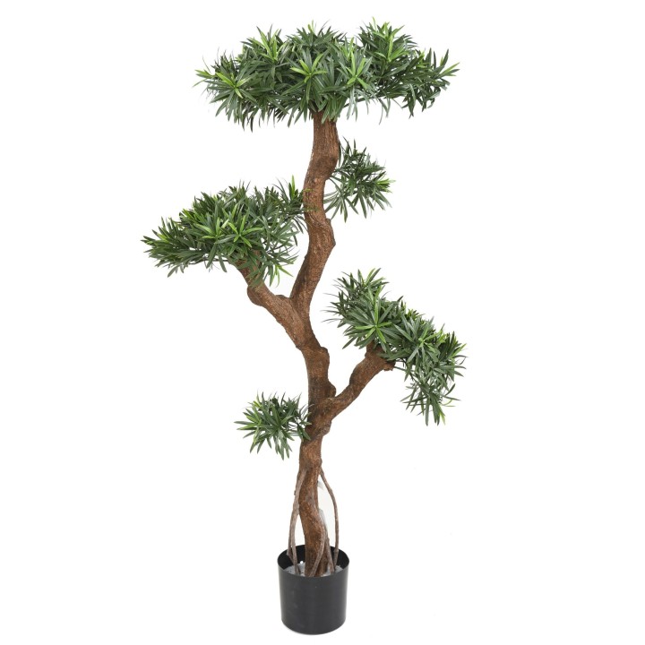 Künstlicher Podocarpus Wolkenbaum, ca. 135cm hoch, grün