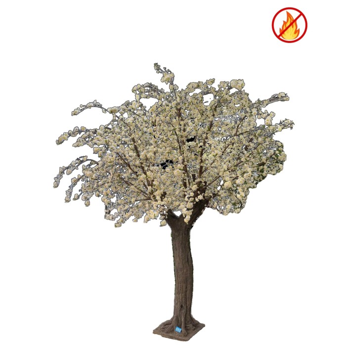 Künstlicher Kirschbaum, ca. 380cm hoch, rosa Blüten