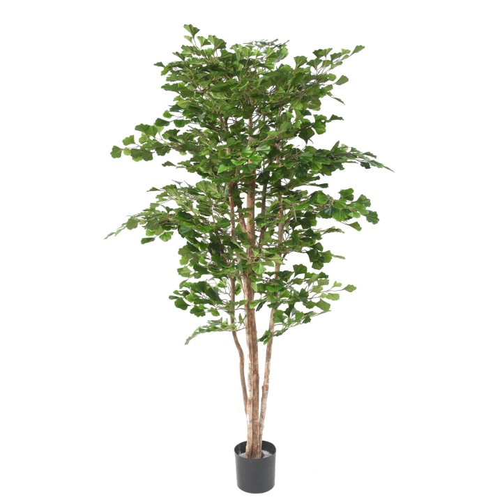 Künstlicher Ginkgo-Baum, ca. 180cm hoch, grün