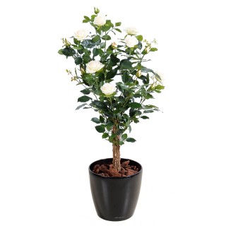 Künstlicher Rosenbaum, ca. 100cm hoch, rosa