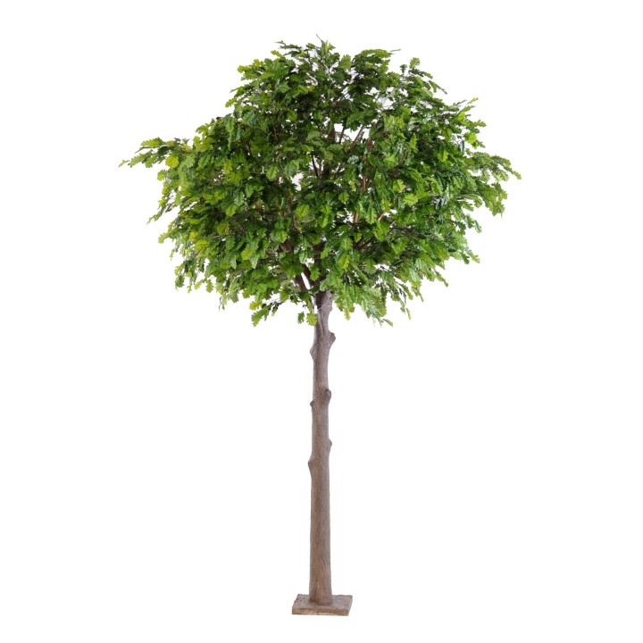 Künstlicher Eichenbaum, ca. 300cm hoch, grün
