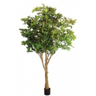 Künstlicher Eichenbaum, ca. 280cm hoch, grün
