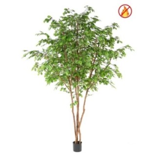 Künstlicher Eichenbaum, ca. 330cm hoch, grün