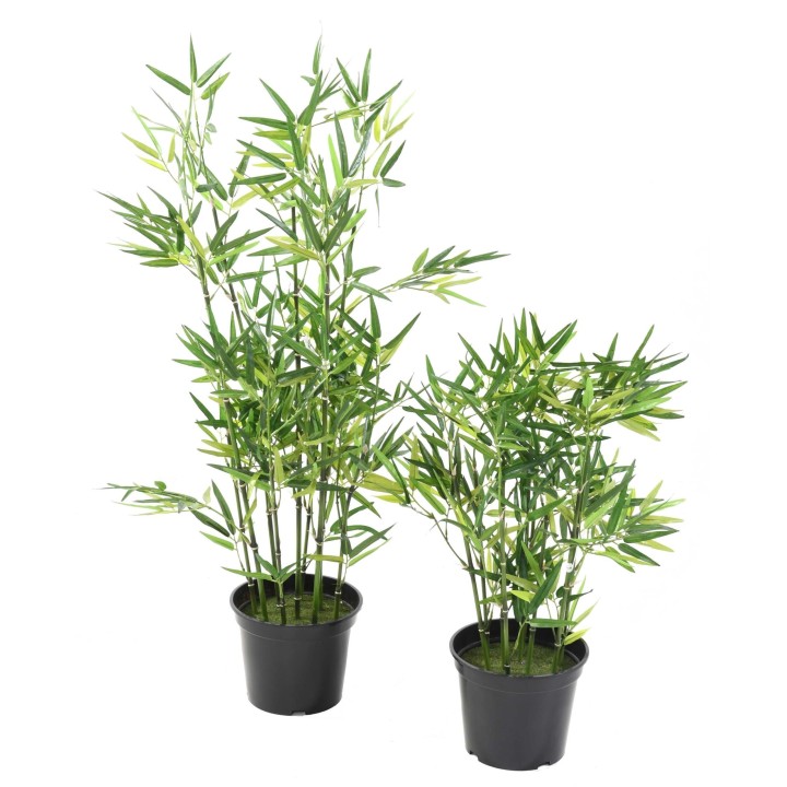 Künstlicher Bambusbaum, ca. 90cm hoch, grün