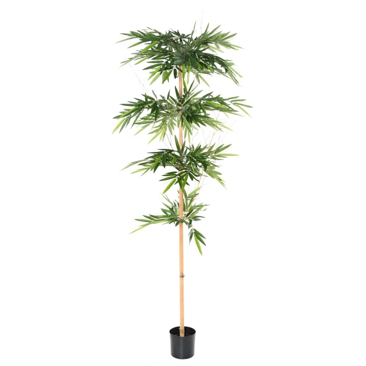 Künstlicher Bambusbaum, ca. 250cm hoch, grün