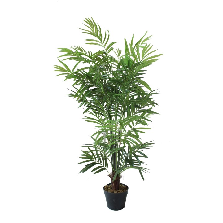 Künstlicher Zimmerpalmenbaum, ca. 120cm, grün