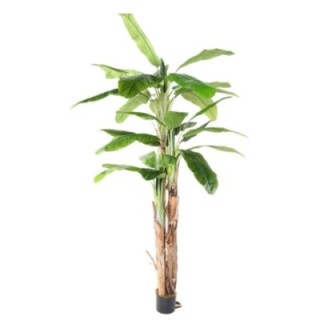 Künstlicher Bananenbaum, ca. 240cm, grün