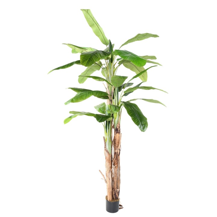Künstlicher Bananenbaum, ca. 240cm, grün