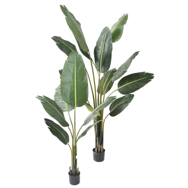 Künstlicher Reisendenbaum, ca. 195cm, grün