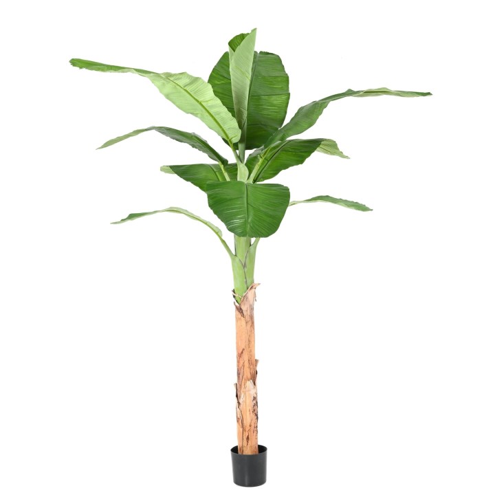 Künstlicher Bananenbaum, ca. 210cm, grün