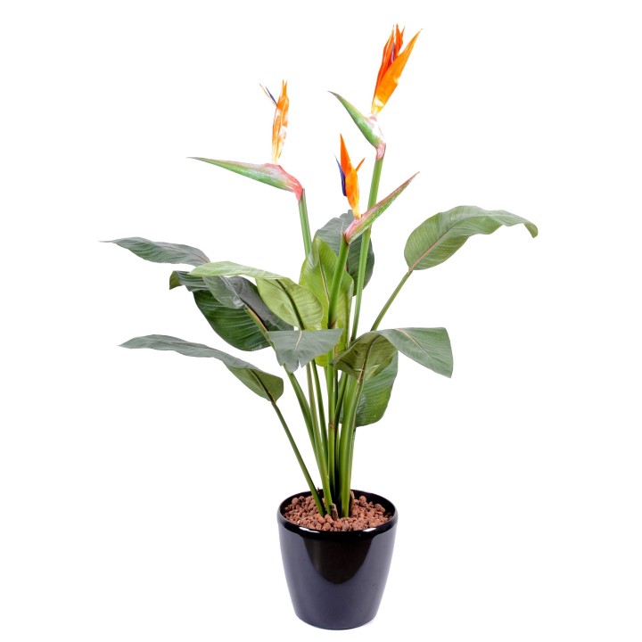 Künstliche Strelitzia, ca. 98cm, bunt