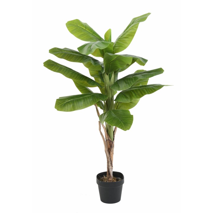 Künstlicher Bananenbaum, ca. 120cm, grün
