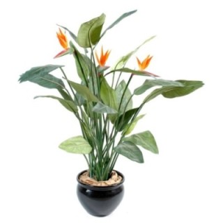 Künstliche Strelitzia, ca. 150cm, grün