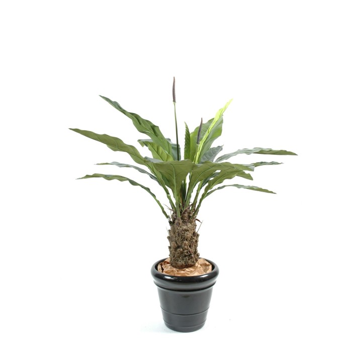 Künstliches Anthurium Jungle King, ca. 130cm, grün