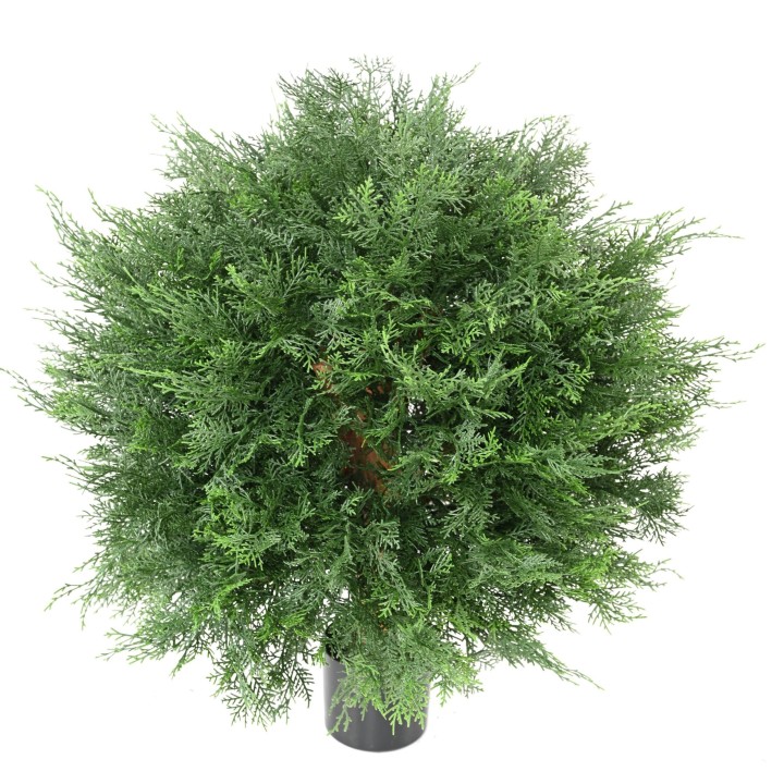 Künstlicher Lawson-Zypressenball, ca 70cm - UV-Beständig, grün