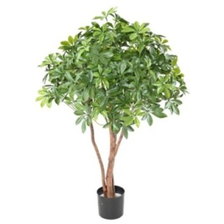Künstlicher Schefflera Busch, ca 110cm - UV-Beständig, grün