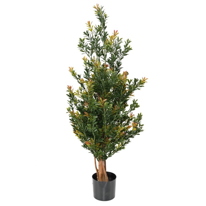 Künstlicher Boxwood Red Day LL Bush, ca 100cm - UV-Beständig, grün