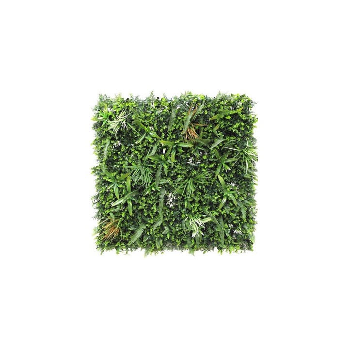 Kunsthecken-Paneel | Savanne 100x100cm - schwer entflammbar RF2/B1