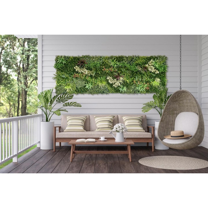 Kunsthecken-Paneel | Ruby C - 100x100cm