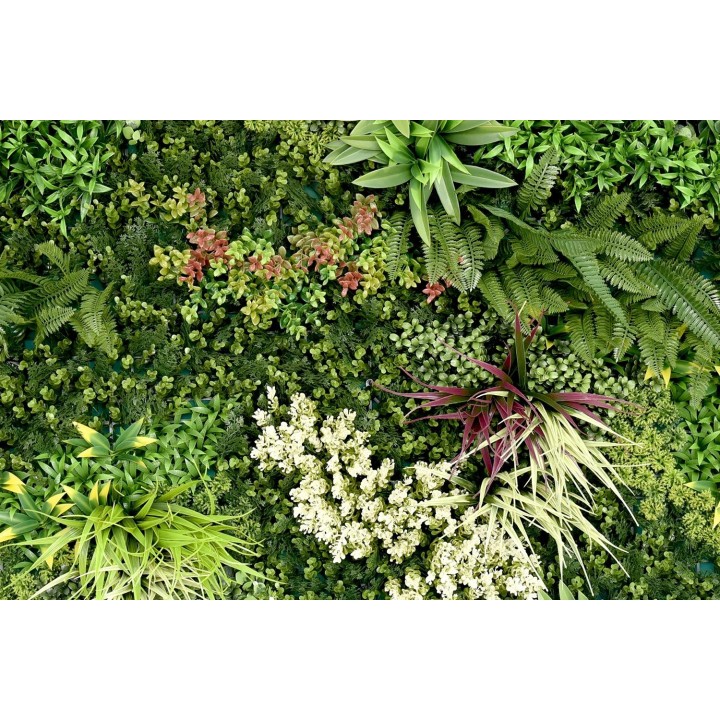 Kunsthecken-Paneel | Ruby B - 100x100cm